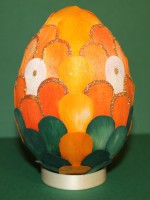 10cm-es Hímestojás